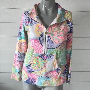 Lilly Pulitzer quarter zip S